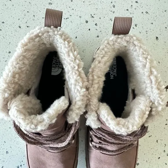 THE NORTH FACE Sierra Leather Mid Lace Waterproof Boots Performance Shoes Sz 9.5