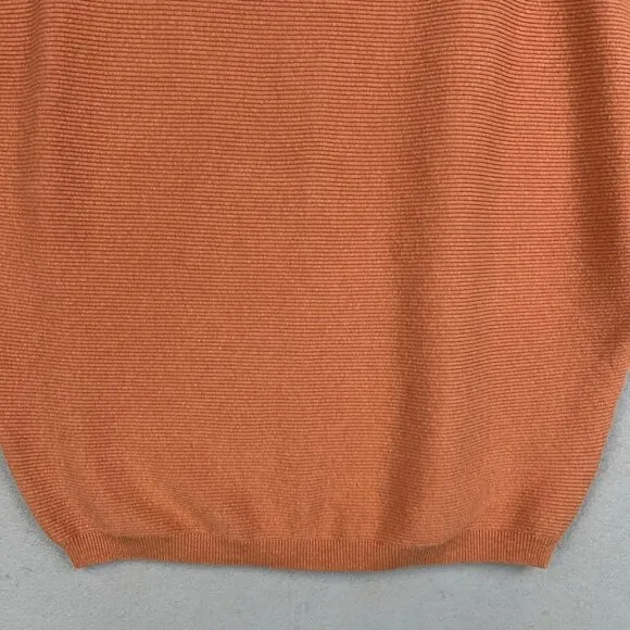 The Reset R Label Sweater Wommen Small Medium Linen Ribbed Short Sleeve Pullover
