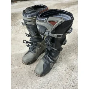 THOR Quadrant Boots Motocross Motorcycle Quad Black/Green SIZE 10