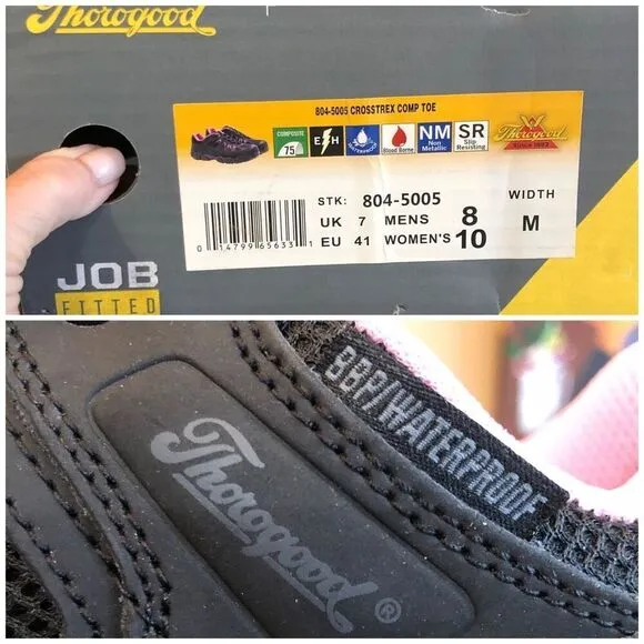 Thorogood - 🎉HP🎉 NWTIB - L Sz 10 Safety Crosstex Comp Toe Work Shoes/WP BBP