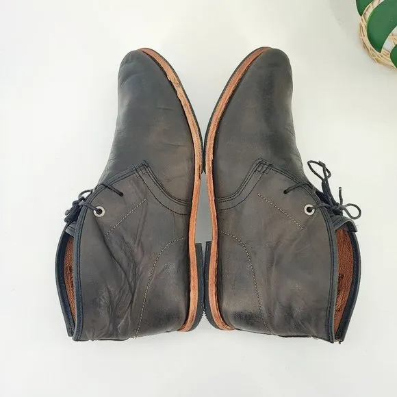 Timberland Boot Co Men's Wodehouse Chukka Brown Leather Boots Size 10