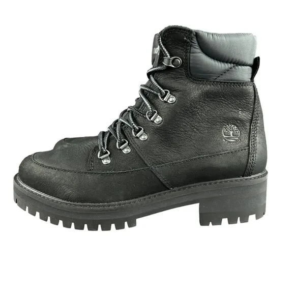 Timberland Courmayeur Black Nubuck Waterproof Boots Women's Sizes 7 - 9.5