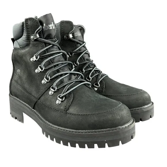Timberland Courmayeur Black Nubuck Waterproof Boots Women's Sizes 7 - 9.5