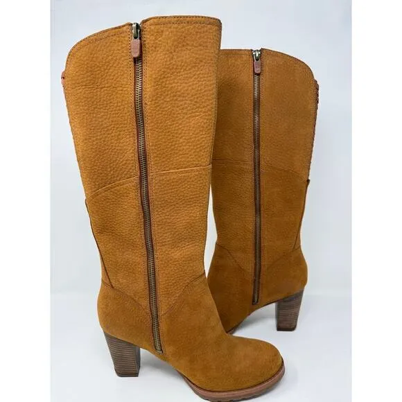 Timberland Earthkeeper Stratham Heights Tall Waterproof Boots Brown Suede W8
