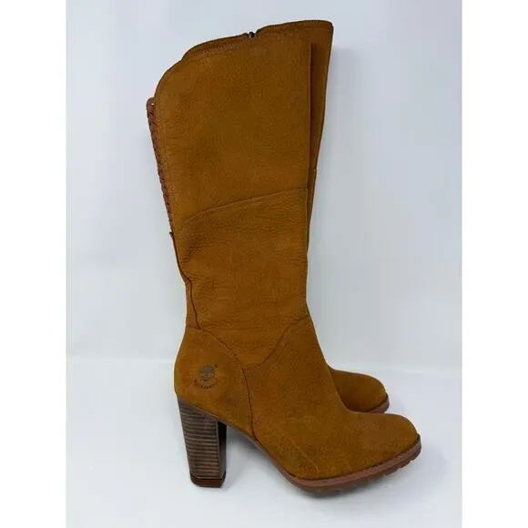 Timberland Earthkeeper Stratham Heights Tall Waterproof Boots Brown Suede W8