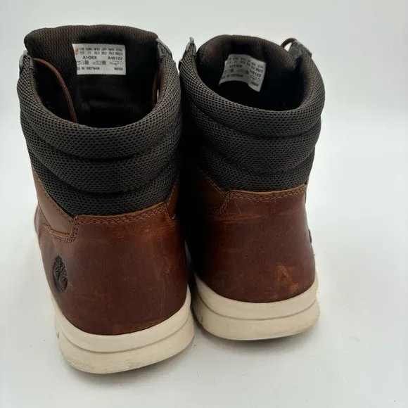 Timberland Men’s 11.5 Brown Leather Graydon HoverLite Sneaker Boots