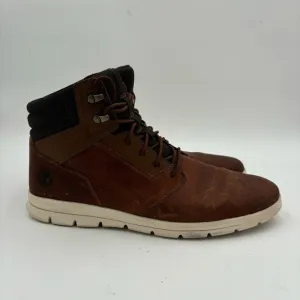Timberland Men’s 11.5 Brown Leather Graydon HoverLite Sneaker Boots
