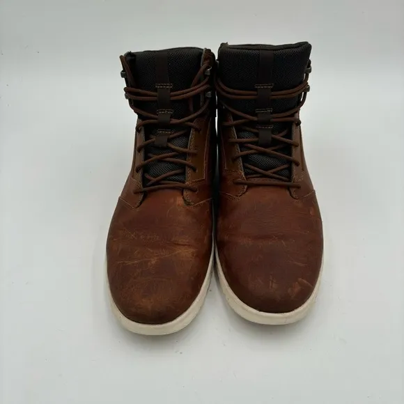 Timberland Men’s 11.5 Brown Leather Graydon HoverLite Sneaker Boots