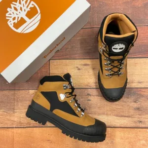 Timberland Men's Heritage Waterproof Wheat Nubuck/Rubber Hiking Boots