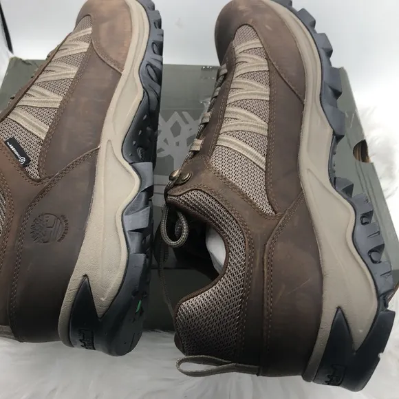 TIMBERLAND Mt. Maddsen Lite  Low Hiking Shoes Men’s Size  15 DK Brown Full Grain
