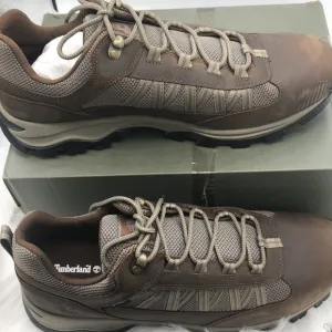 TIMBERLAND Mt. Maddsen Lite  Low Hiking Shoes Men’s Size  15 DK Brown Full Grain