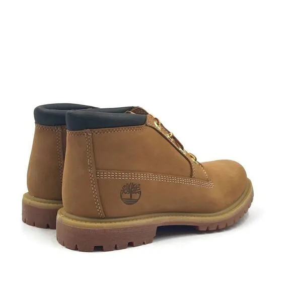 Timberland Nellie Waterproof Chukka Boot Womens Wheat Nubuck Casual Work Shoe