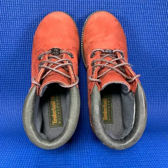 Timberland Nellie Chukka Women`s Size 6 - Red Waterproof Winter Boots 22387