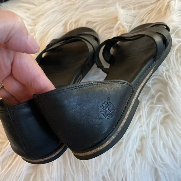 TIMBERLAND Ortholite Black Leather Women's Shoes