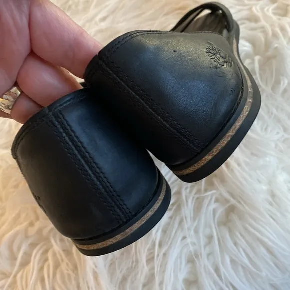 TIMBERLAND Ortholite Black Leather Women's Shoes