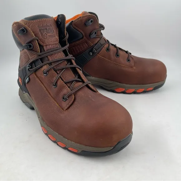 Timberland Pro Men’s Hypercharge 6” Composite Toe Waterproof Boots -Size 11.5 EW