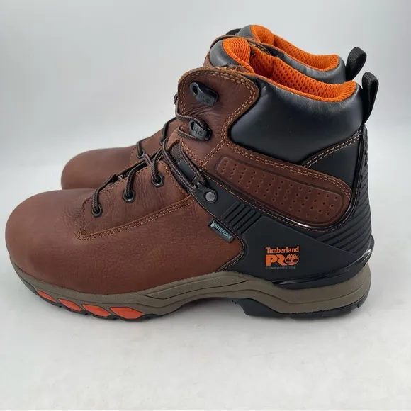 Timberland Pro Men’s Hypercharge 6” Composite Toe Waterproof Boots -Size 11.5 EW