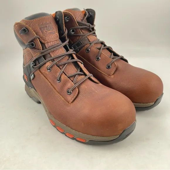 Timberland Pro Men’s Hypercharge 6” Composite Toe Waterproof Boots -Size 11.5 EW