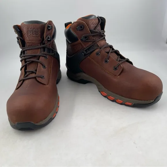 Timberland Pro Men’s Hypercharge 6” Composite Toe Waterproof Boots -Size 11.5 EW