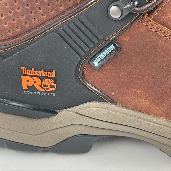 Timberland Pro Men’s Hypercharge 6” Composite Toe Waterproof Boots -Size 11.5 EW