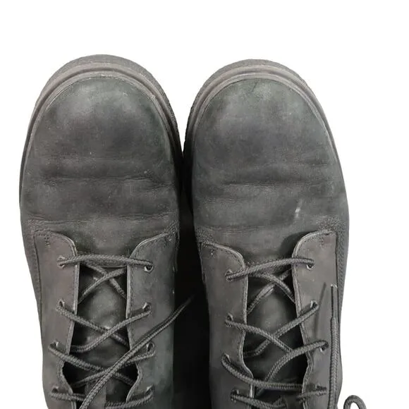 Timberland Shoes Womens 8.5 Boots Fashion Block Heel Lace Up Leather Waterproof