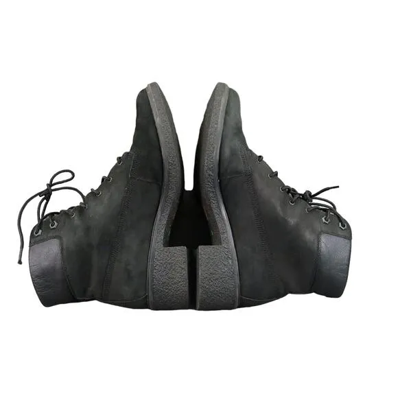 Timberland Shoes Womens 8.5 Boots Fashion Block Heel Lace Up Leather Waterproof