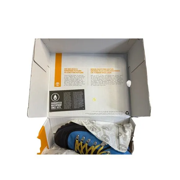 Timberland TBL Edge Waterproof Hiking Boots - Medium Blue Nubuck - Multiple Size