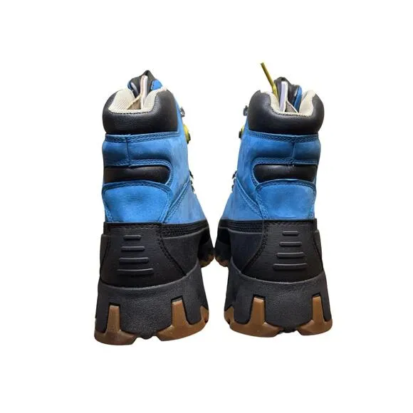 Timberland TBL Edge Waterproof Hiking Boots - Medium Blue Nubuck - Multiple Size
