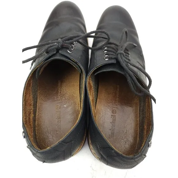 Timberland West Haven Mens Black Leather Waterproof Oxford Dress Shoes Size 11.5