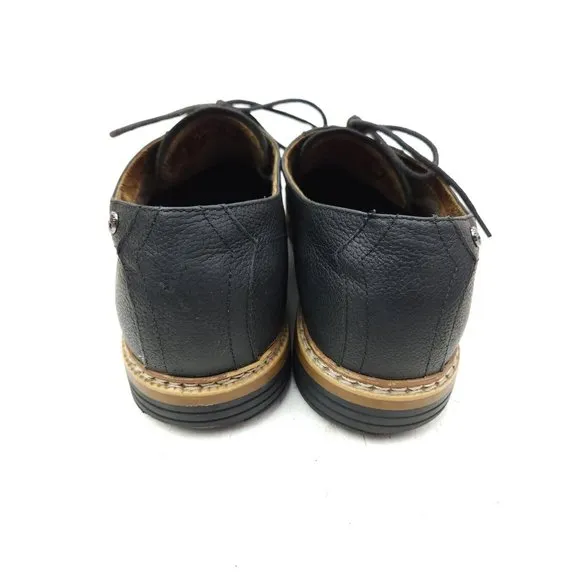 Timberland West Haven Mens Black Leather Waterproof Oxford Dress Shoes Size 11.5