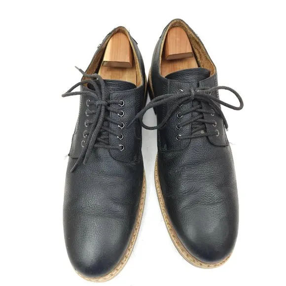 Timberland West Haven Mens Black Leather Waterproof Oxford Dress Shoes Size 11.5