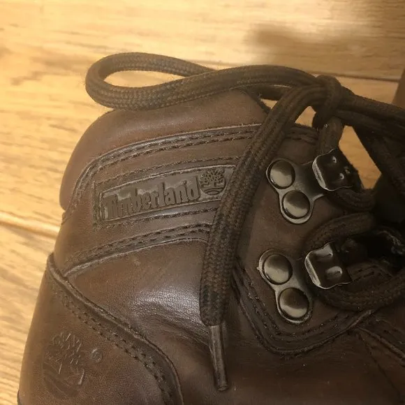 Timberland women brown leather hiking shoes, 6