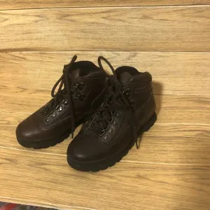 Timberland women brown leather hiking shoes, 6