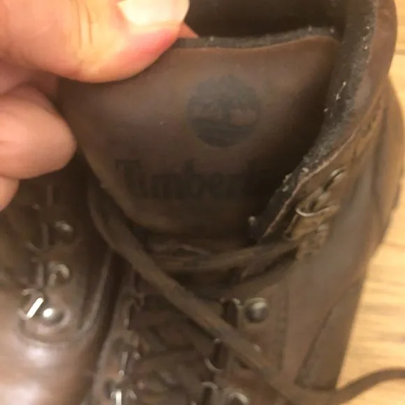 Timberland women brown leather hiking shoes, 6