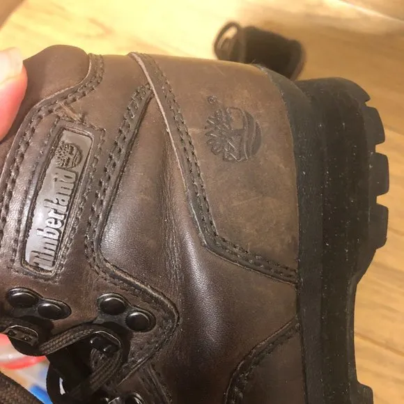 Timberland women brown leather hiking shoes, 6