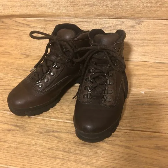 Timberland women brown leather hiking shoes, 6