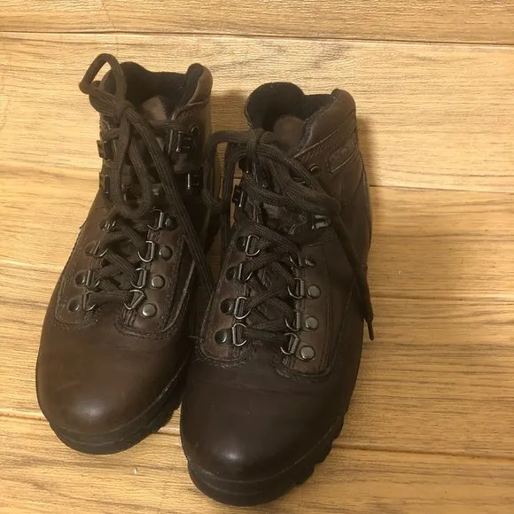 Timberland women brown leather hiking shoes, 6
