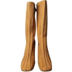 Timberland Women's Leather Wheat Uptown All Zip Knee High Boots Size 6.5M