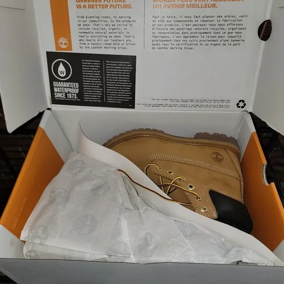 Timberland Women's Premium 6 In Lace Waterproof Boot Wheat