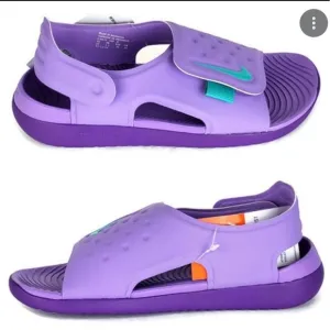 Toddler Shoes Size 7, 8, 9 NIKE Girls Sunray Adjust 5 Sandals Purple NEW IN BOX