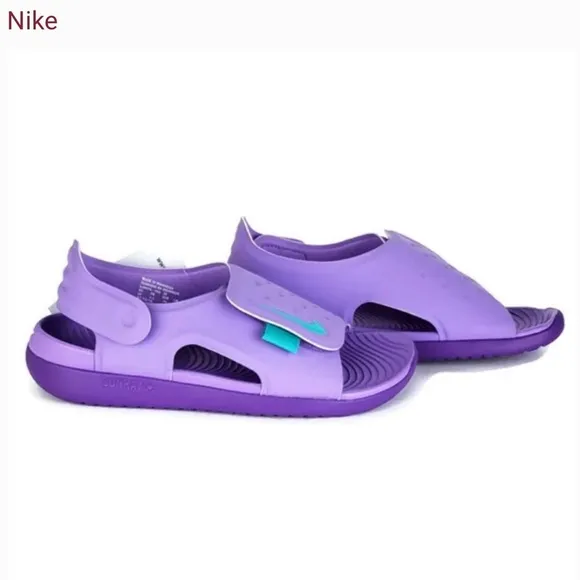 Toddler Shoes Size 7, 8, 9 NIKE Girls Sunray Adjust 5 Sandals Purple NEW IN BOX