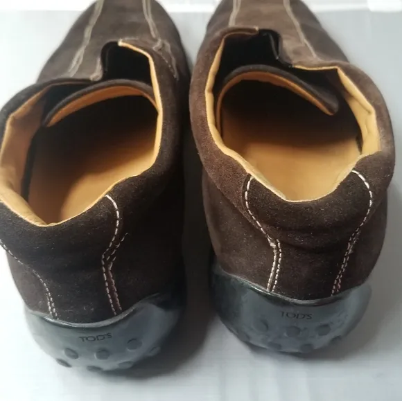 Tods brown suede shoes