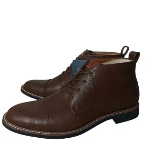 Tommy Hilfiger NEW Mens Gibby Dark Brown Lace-up Comfort Chukka Boot Size 12M