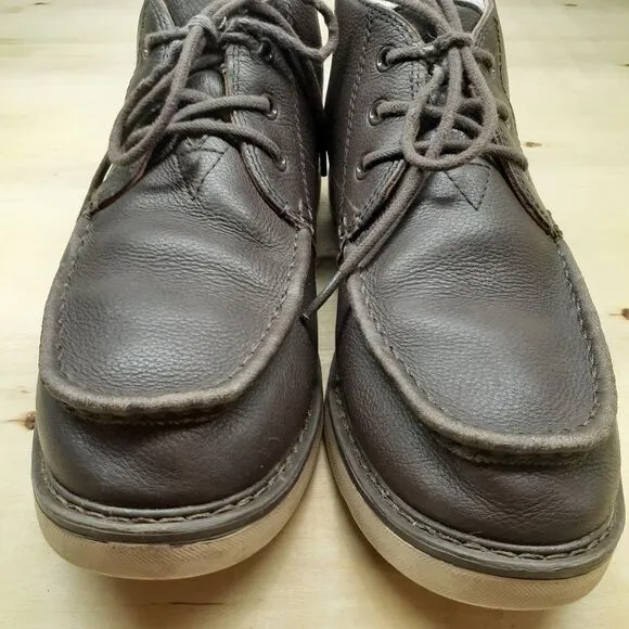 TOMS Chukka Waterproof Brown Leather Boots Men's Size 8