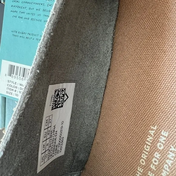 TOMS Palma Drizzle Grey Suede Slip On