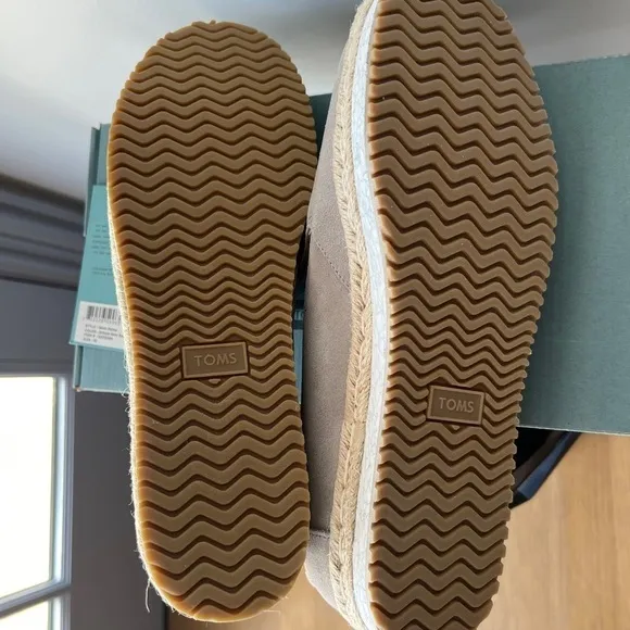 TOMS Palma Drizzle Grey Suede Slip On