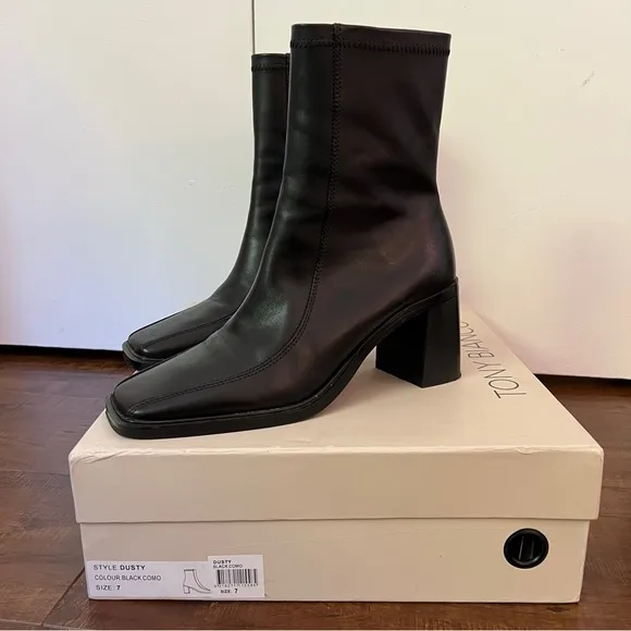 Tony Bianco Dusty Black Como Women's Ankle Boots