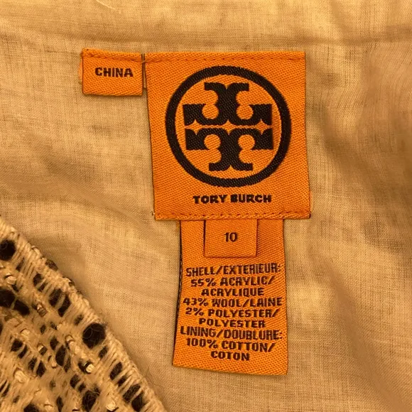 Tory Burch Boucle Tweed Skirt