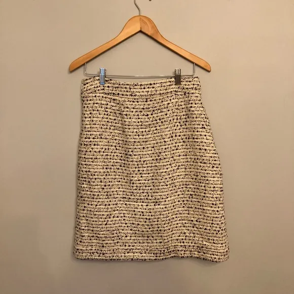 Tory Burch Boucle Tweed Skirt