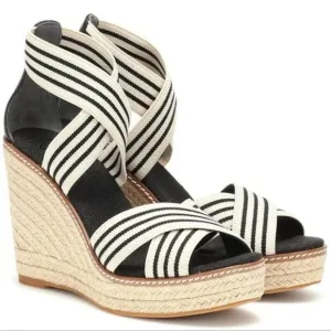 Tory Burch Frieda Espadrille Wedge Sandal size 6.5